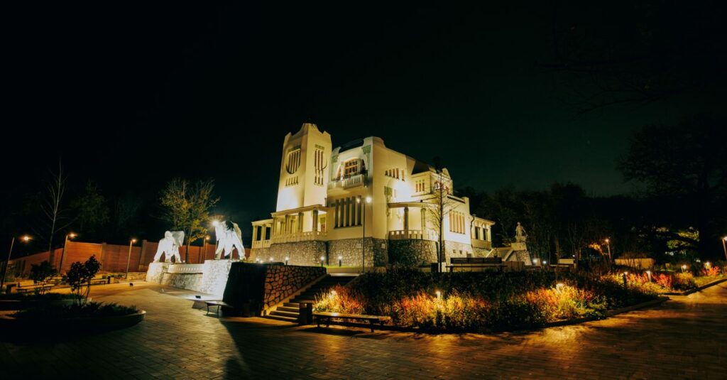 色金山歴史公園周辺から眺める夜景
